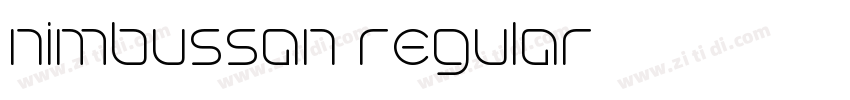 nimbussan regular字体转换 nimbussan regular字体转换